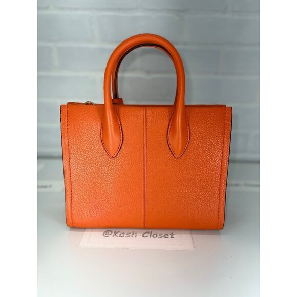 Michael Kors tote mirella small shopper top zip handbag crossbody poppy multi - Picture 4 of 11